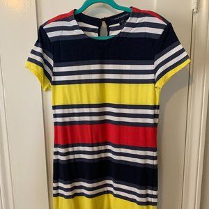 French Connection Striped Mini-Dress (size 12)